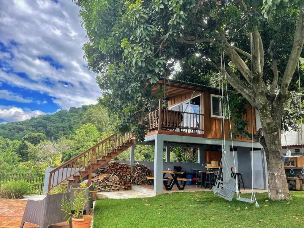 Refugio Del Volcan Casitas San Pedro La Laguna Bagian luar foto
