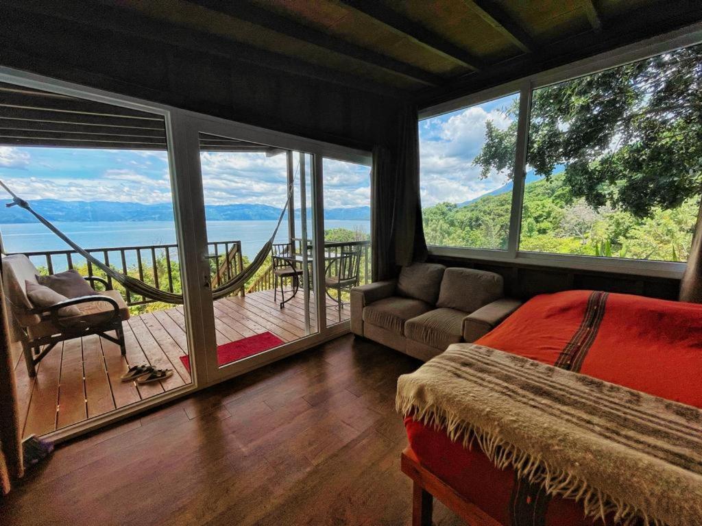Refugio Del Volcan Casitas San Pedro La Laguna Bagian luar foto
